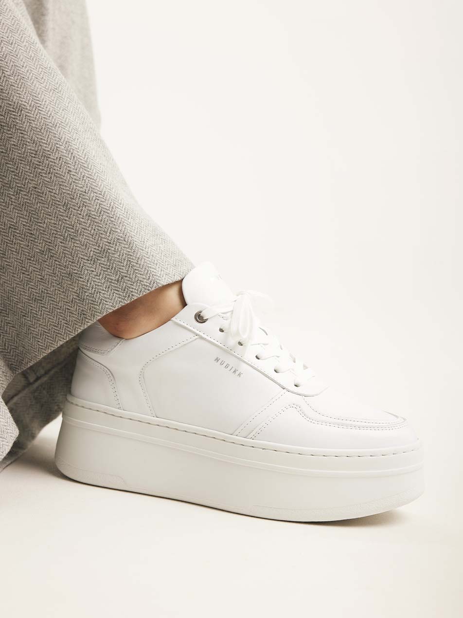 Bayou Platform White Sneakers for Women